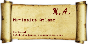 Murlasits Atlasz névjegykártya